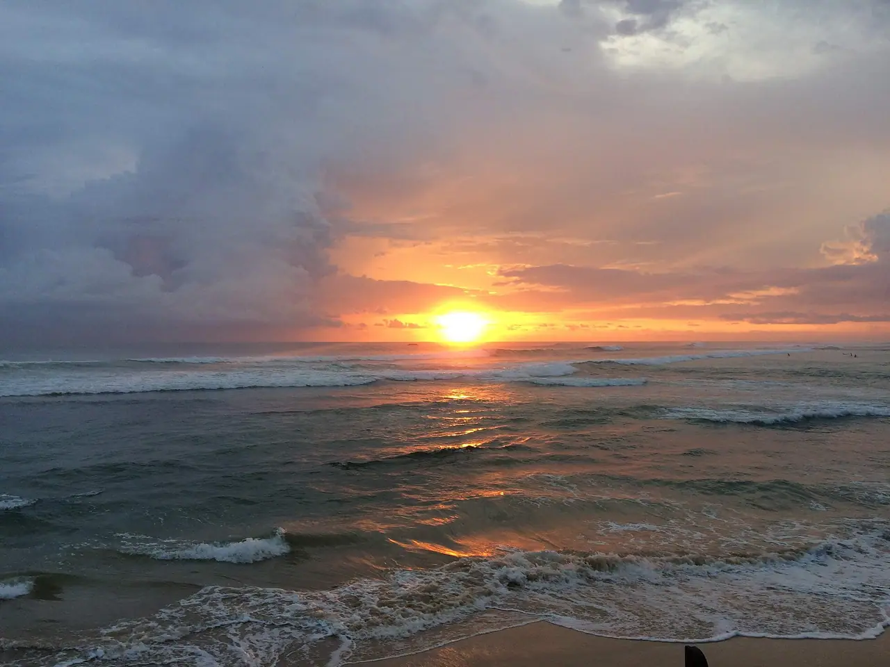 Sun, sea and sky near Ahangama