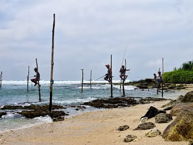 Ahangama coastline