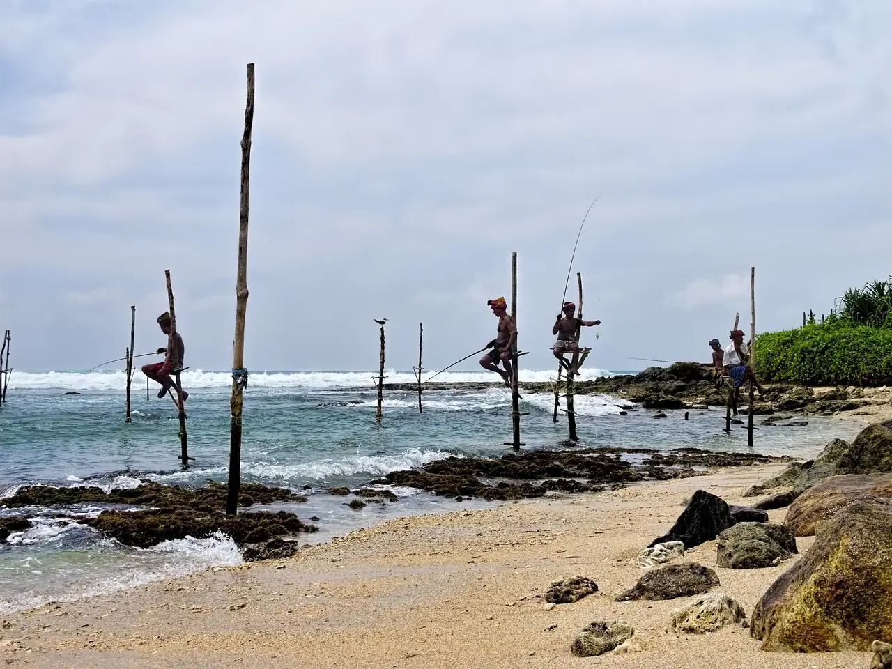 Ahangama coastline