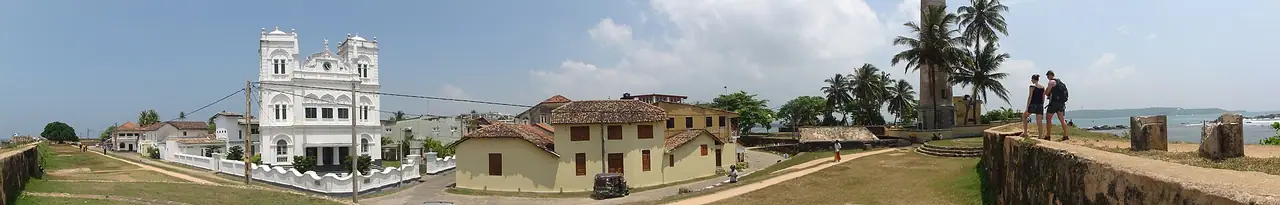 Mosque and lighthouse in Galle Fort