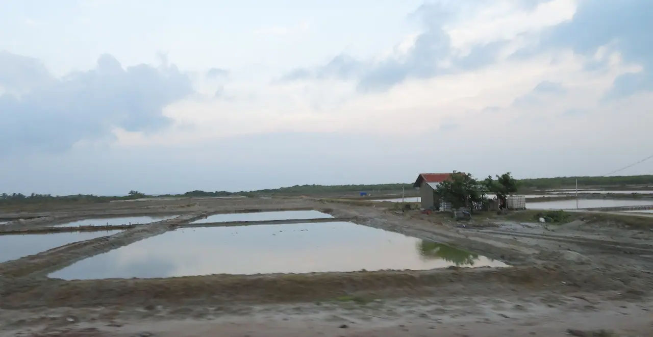 Salt pans in Kalpitiya
