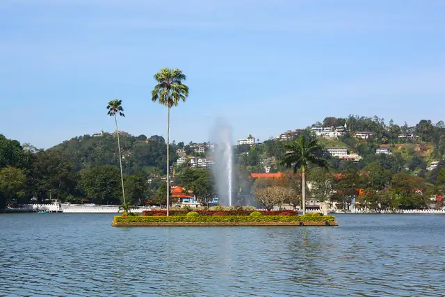 Island in Kandy Lake