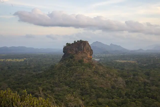 Sigiriya seen from Pidurangala rock