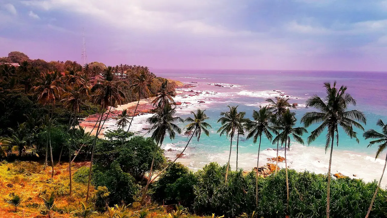 Evening light on Tangalle beach