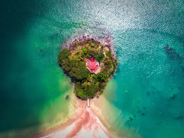 Island in Weligama Bay